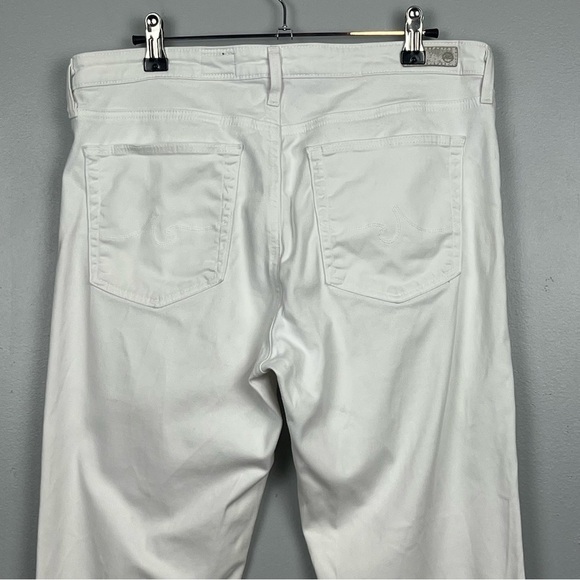 Adriano Goldschmied white The Prima mid-rise cigarette pants, size 31. - Picture 4 of 11